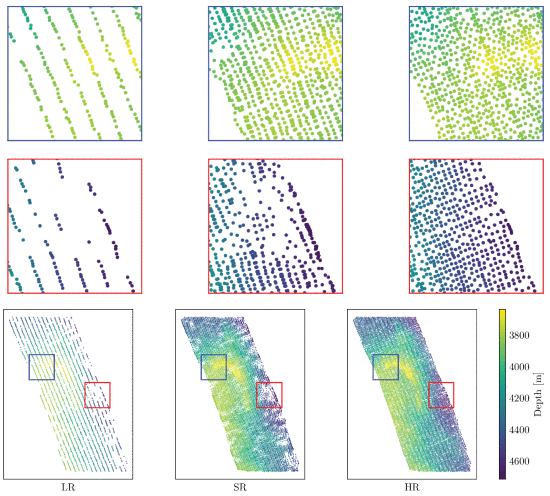 点群超解像による高精細な海底地形の構築