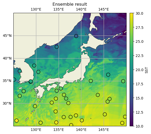 アンサンブル学習による衛星観測からの海面水温推定