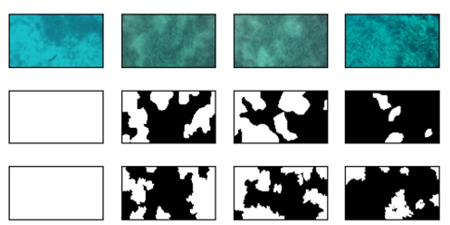 セマンティックセグメンテーションによる水中藻場推定