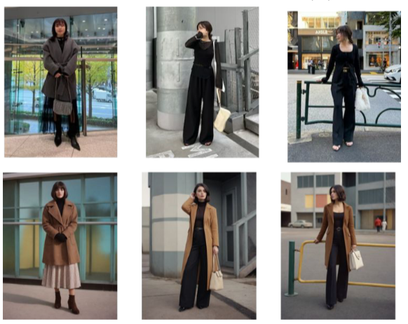 画像生成モデルを用いたファッションコーディネート画像検索
